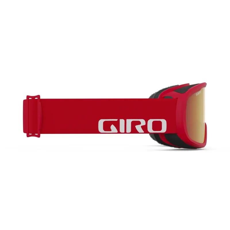 Giro Cruz Snow Goggles Medium Frame in Red and White Wordmark-2